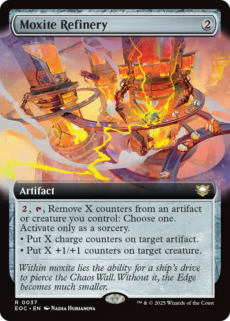 Moxite Refinery (Extended Art) [Edge of Eternities Commander] | Card Citadel