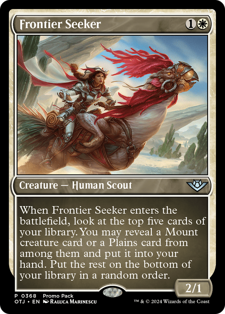 Frontier Seeker (Promo Pack) [Outlaws of Thunder Junction Promos] | Card Citadel