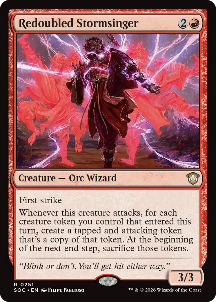 Redoubled Stormsinger [Secrets of Strixhaven Commander] | Card Citadel