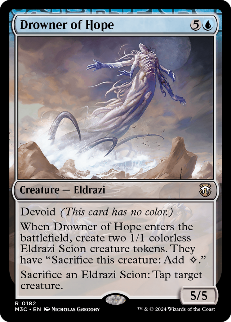 Drowner of Hope (Ripple Foil) [Modern Horizons 3 Commander] | Card Citadel