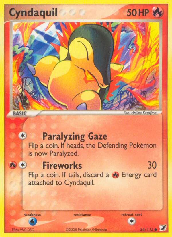 Cyndaquil (54/115) [EX: Unseen Forces] | Card Citadel