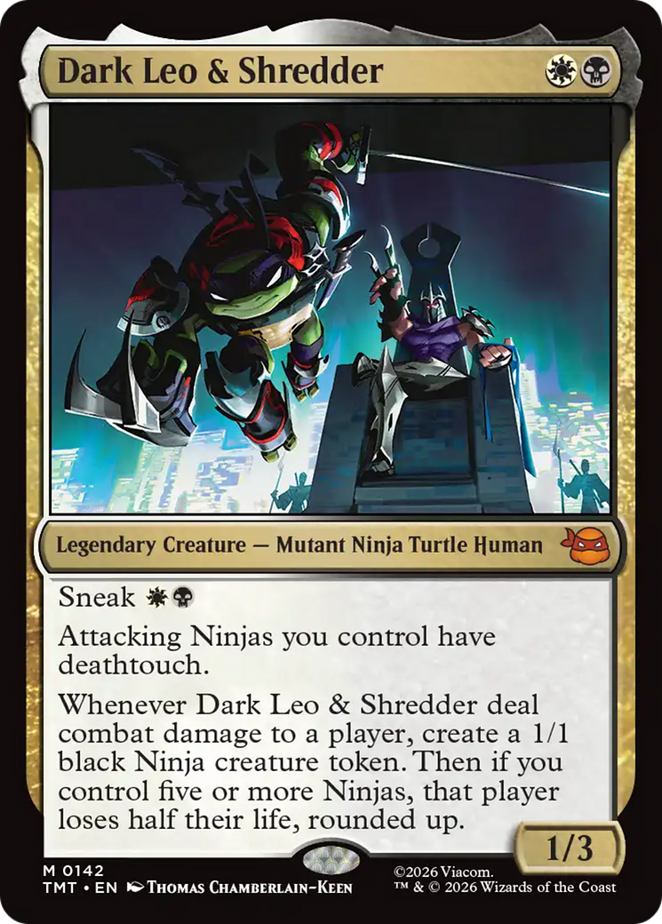 Dark Leo & Shredder [Teenage Mutant Ninja Turtles] | Card Citadel