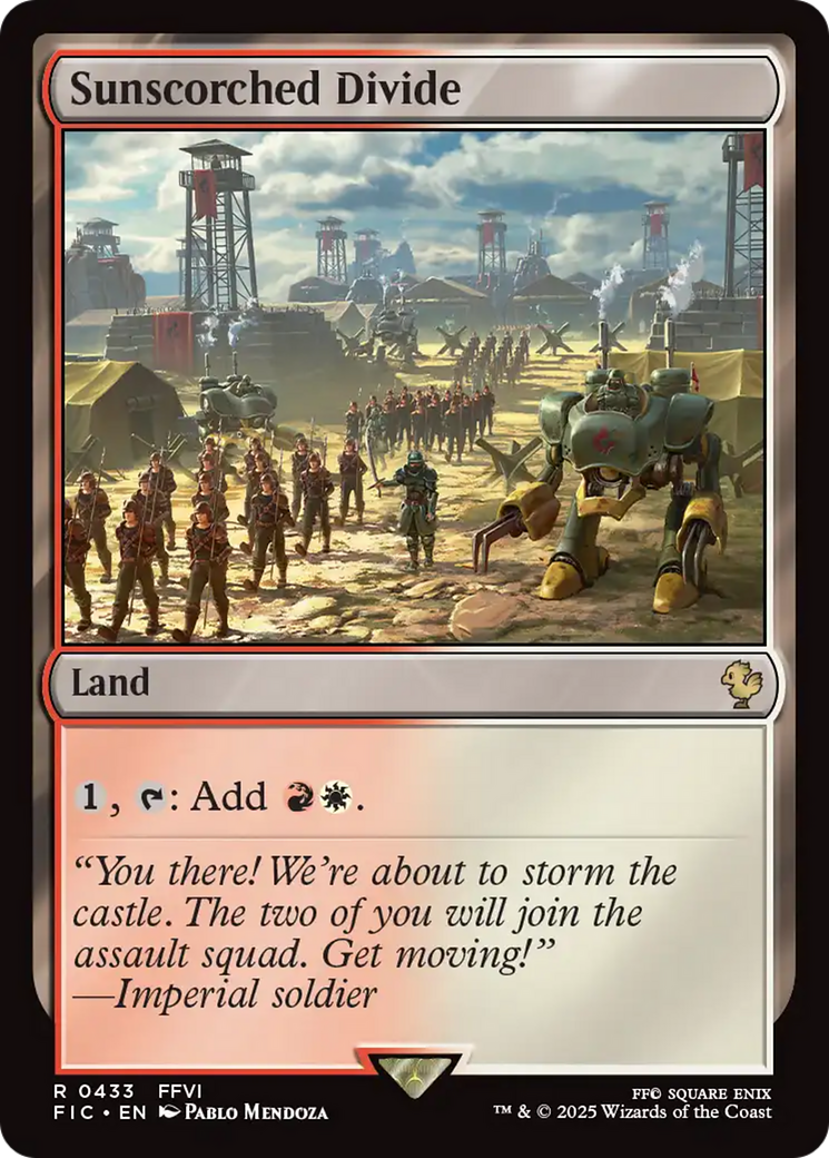 Sunscorched Divide [FINAL FANTASY Commander] | Card Citadel