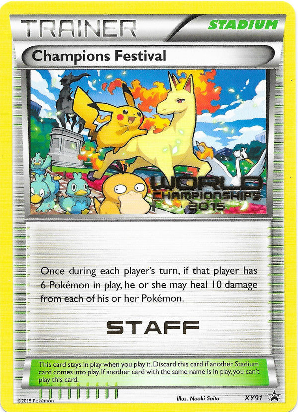 Champions Festival (XY91) (2015 Quarter Finalist) [XY: Black Star Promos] | Card Citadel