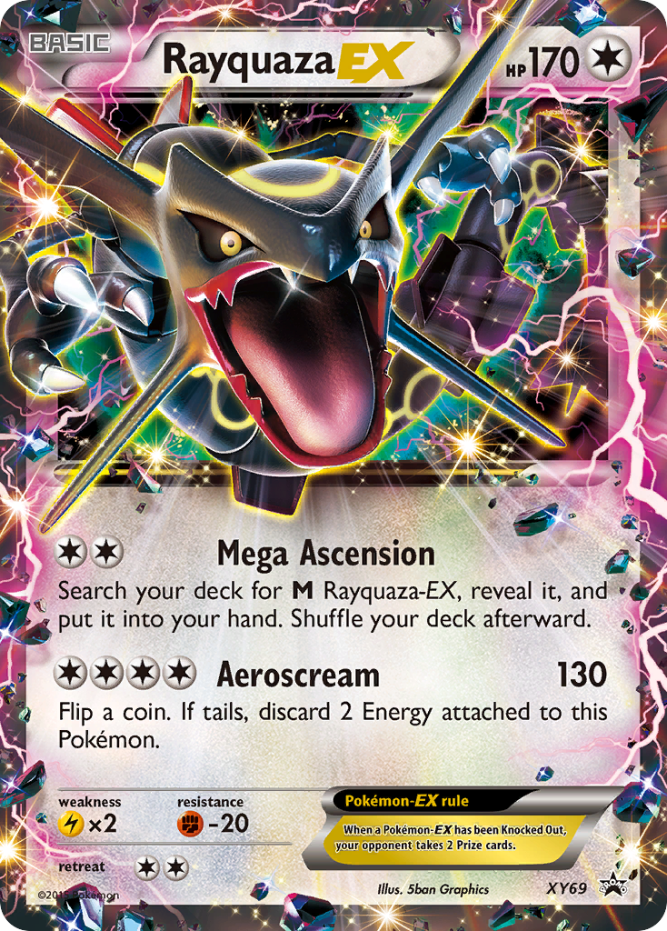 Rayquaza EX (XY69) (Shiny) [XY: Black Star Promos] | Card Citadel