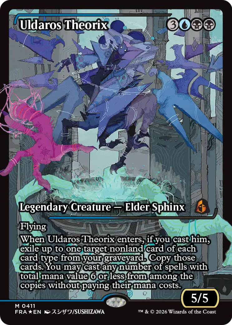 Uldaros Theorix (Showcase) (0411) [Reality Fracture] | Card Citadel