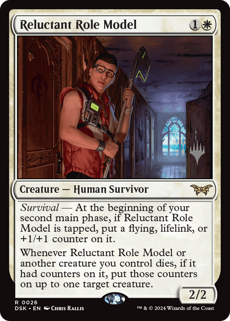 Reluctant Role Model [Duskmourn: House of Horror Promos] | Card Citadel