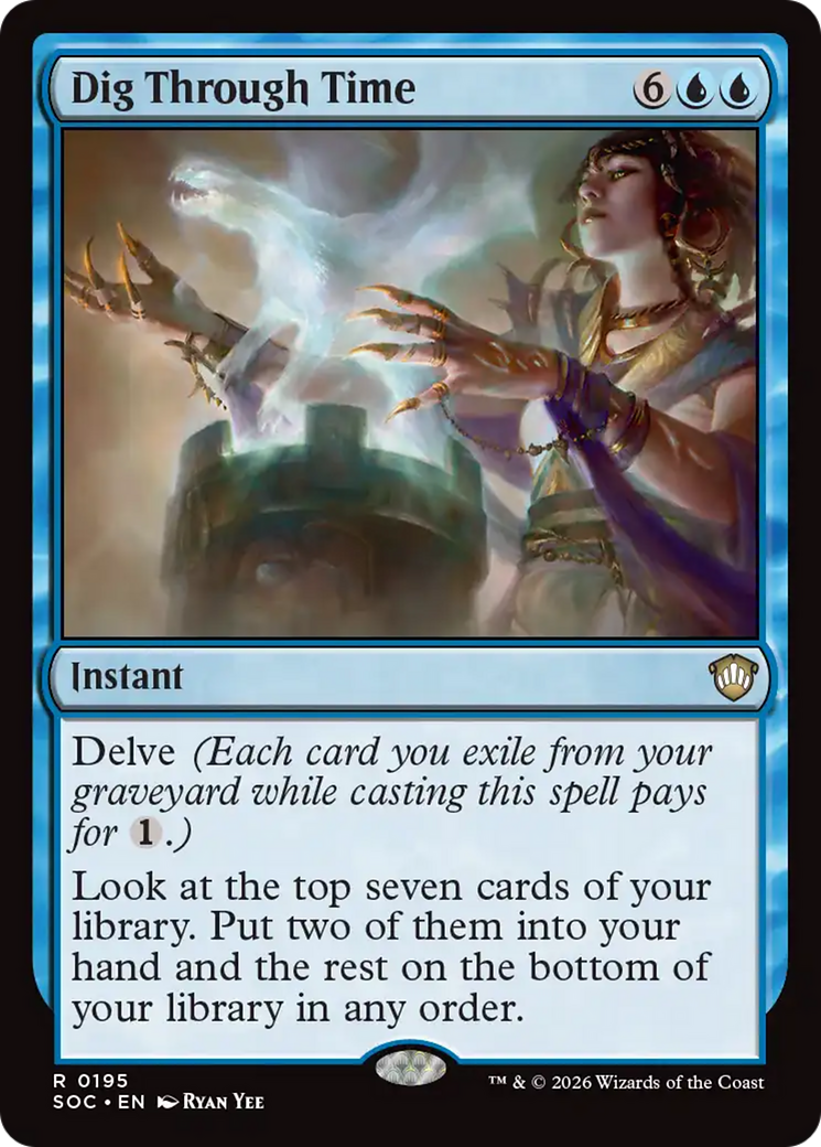 Dig Through Time [Secrets of Strixhaven Commander] | Card Citadel