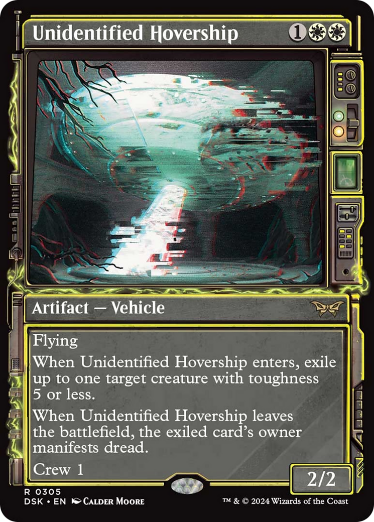 Unidentified Hovership (Showcase) [Duskmourn: House of Horror] | Card Citadel