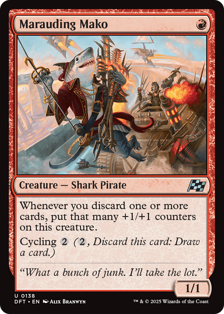 Marauding Mako [Aetherdrift] | Card Citadel