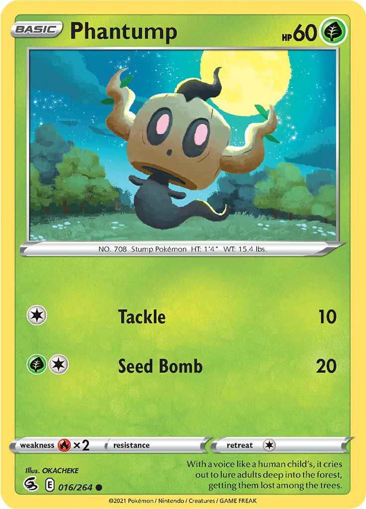 Phantump (016/264) [Sword & Shield: Fusion Strike] | Card Citadel