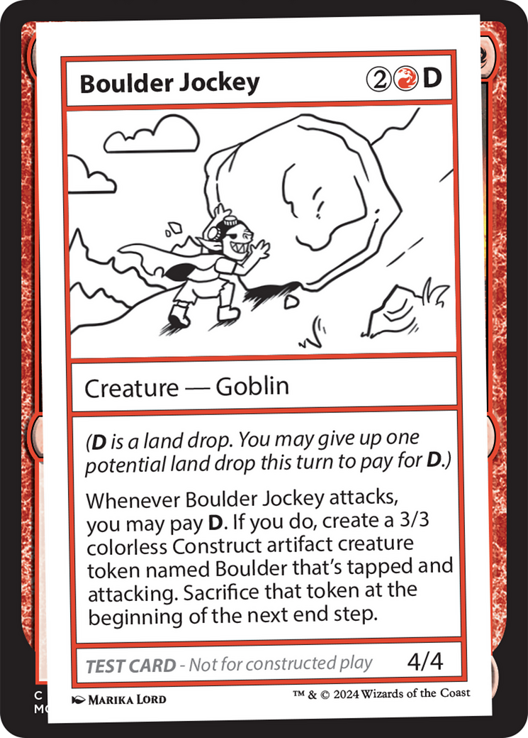 Boulder Jockey [Mystery Booster 2 Playtest Cards] | Card Citadel