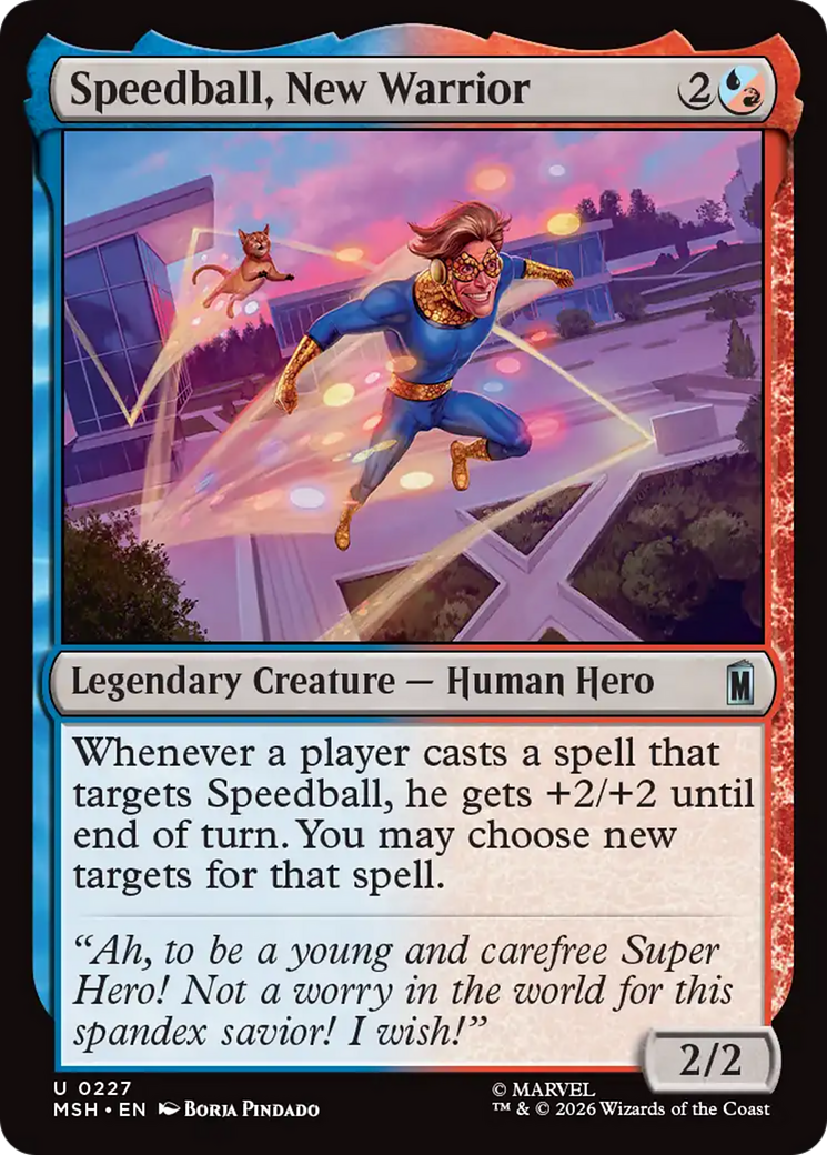 Speedball, New Warrior [Marvel Super Heroes] | Card Citadel