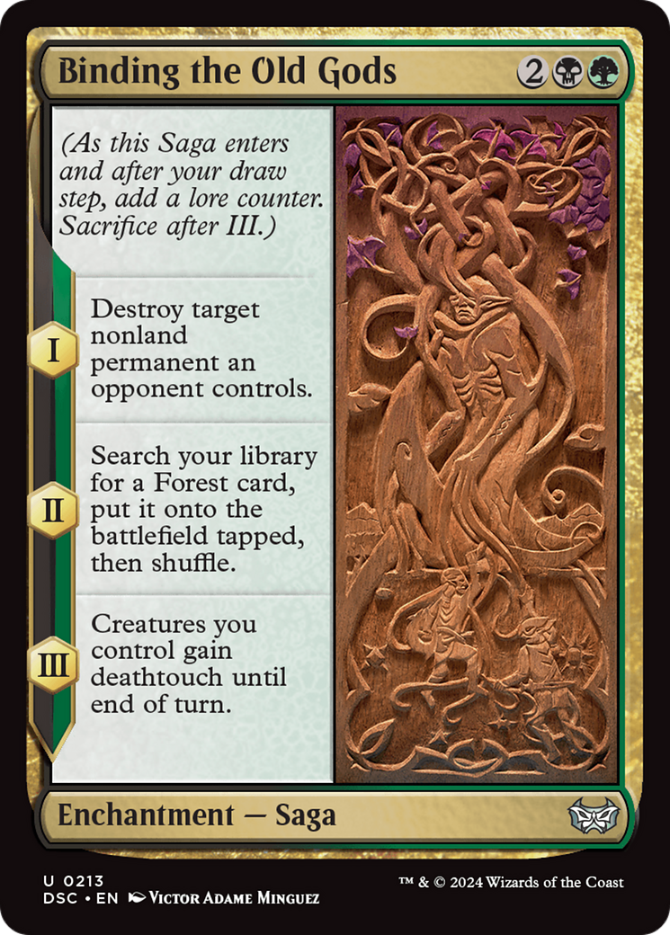 Binding the Old Gods [Duskmourn: House of Horror Commander] | Card Citadel