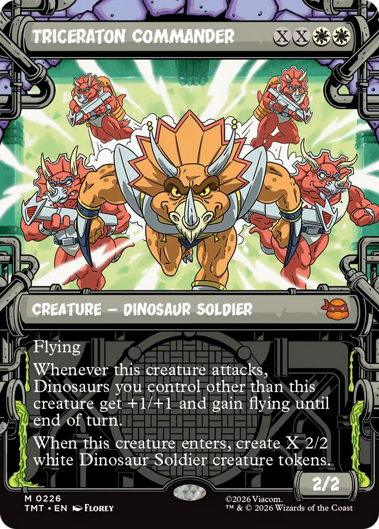 Triceraton Commander (Showcase) [Teenage Mutant Ninja Turtles] | Card Citadel