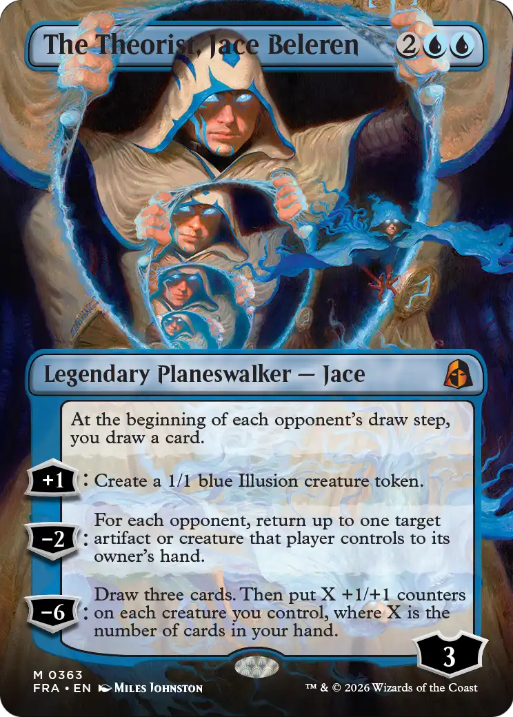The Theorist, Jace Beleren (Borderless) (0363) [Reality Fracture] | Card Citadel
