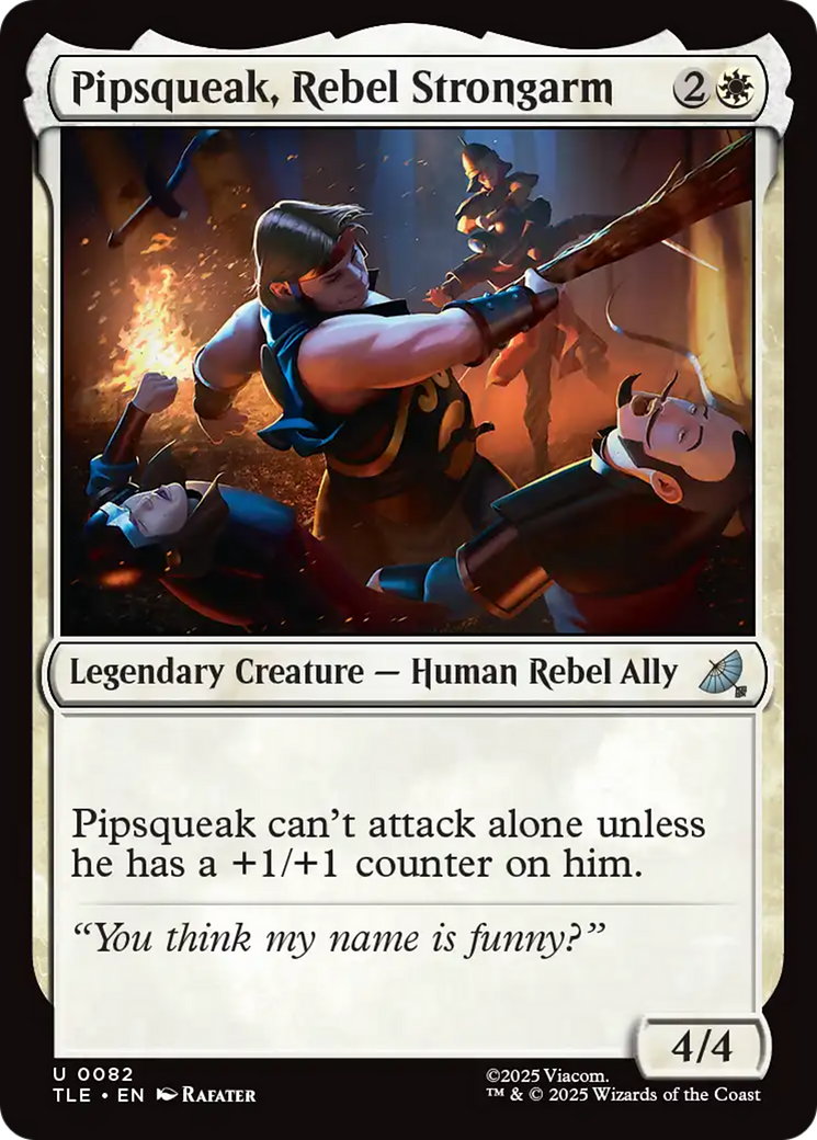 Pipsqueak, Rebel Strongarm [Avatar: The Last Airbender: Eternal-Legal] | Card Citadel