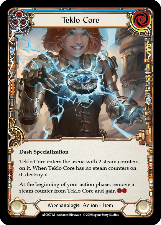 Teklo Core [ARC007-M] (Arcane Rising)  1st Edition Rainbow Foil | Card Citadel