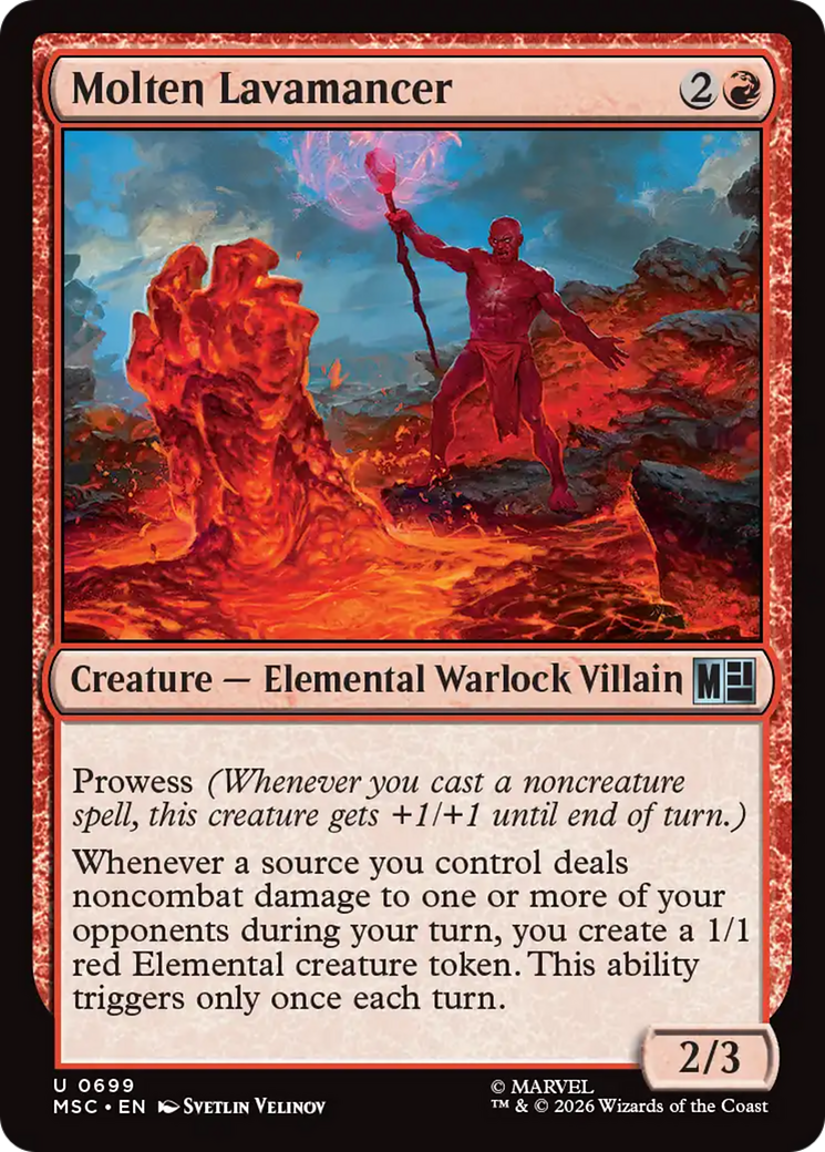 Molten Lavamancer [Marvel Super Heroes Commander] | Card Citadel