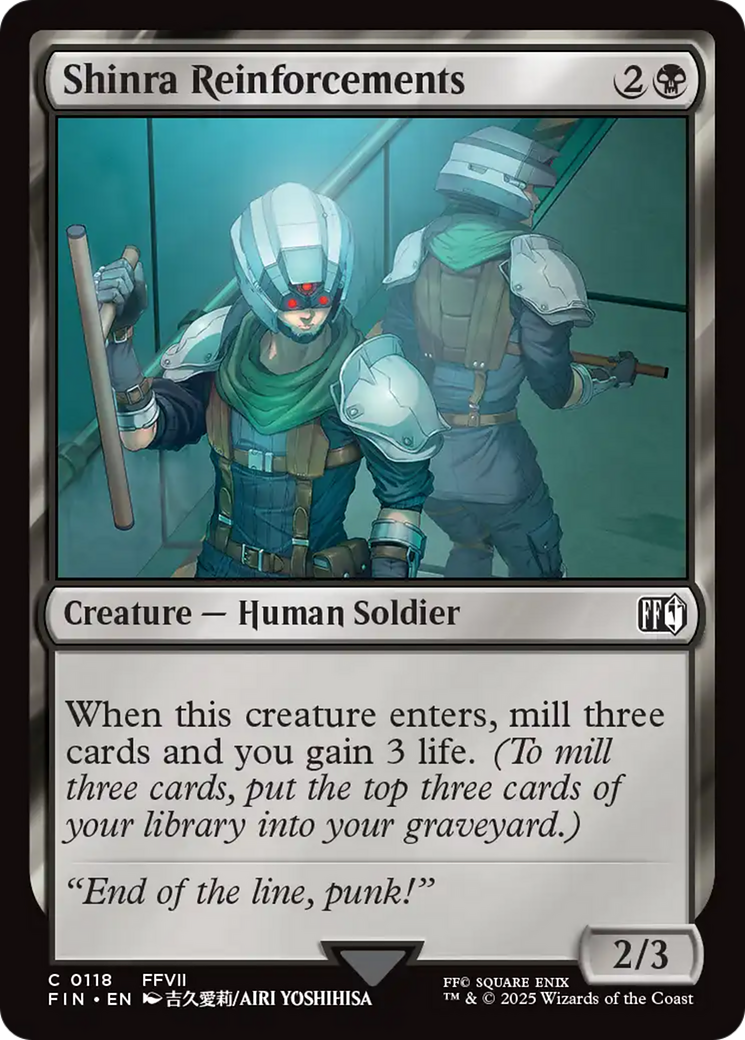 Shinra Reinforcements [FINAL FANTASY] | Card Citadel