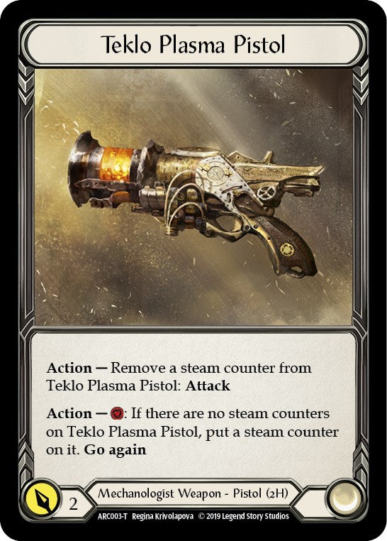 Crucible of Aetherweave // Teklo Plasma Pistol [ARC115 // ARC003] (Arcane Rising) | Card Citadel