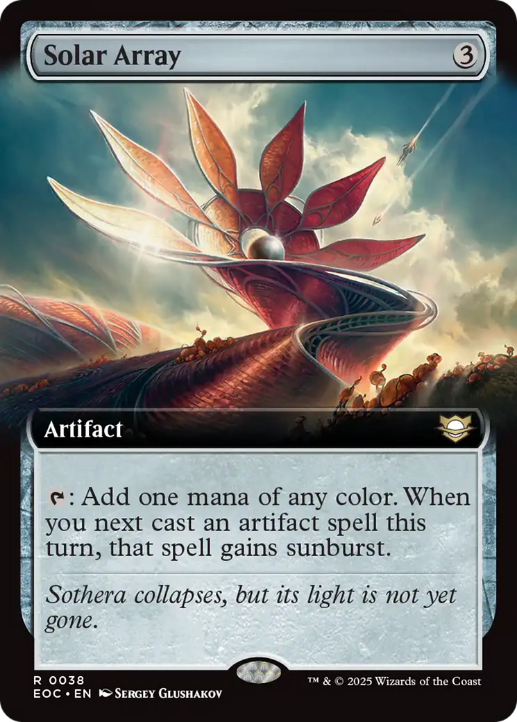 Solar Array (Extended Art) [Edge of Eternities Commander] | Card Citadel