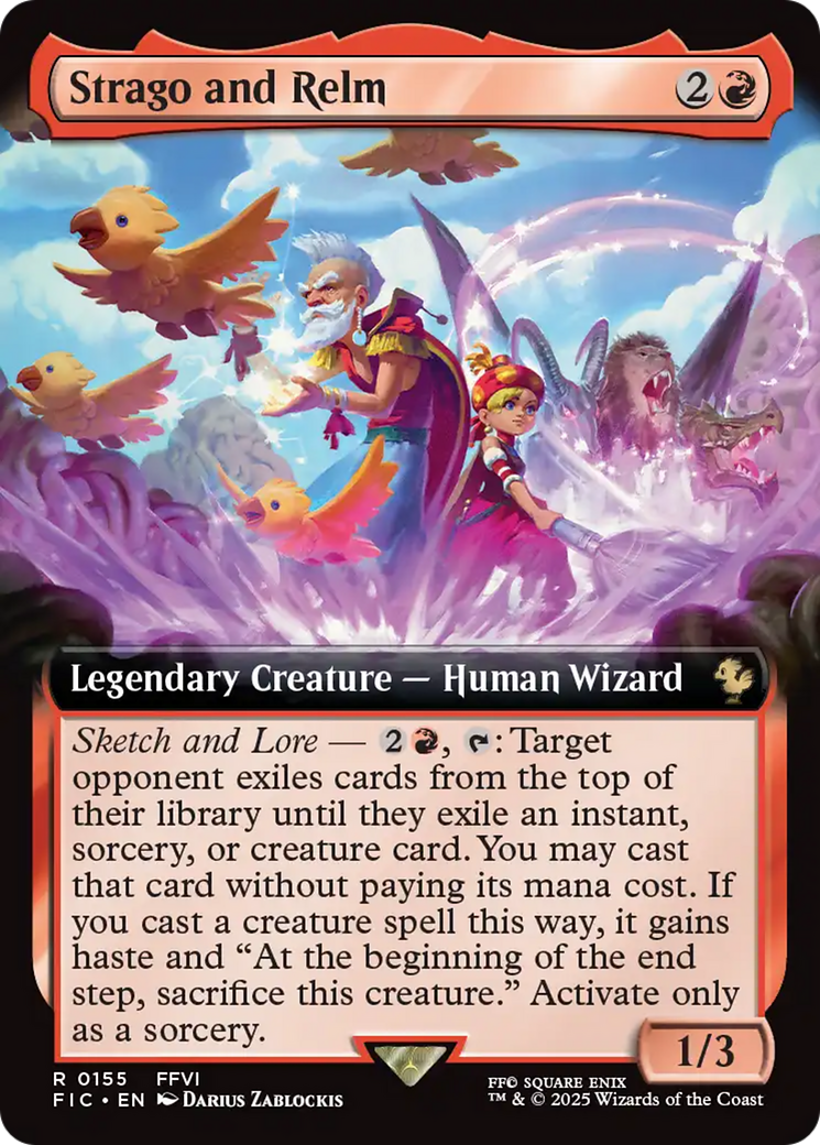 Strago and Relm (Extended Art) [FINAL FANTASY Commander] | Card Citadel