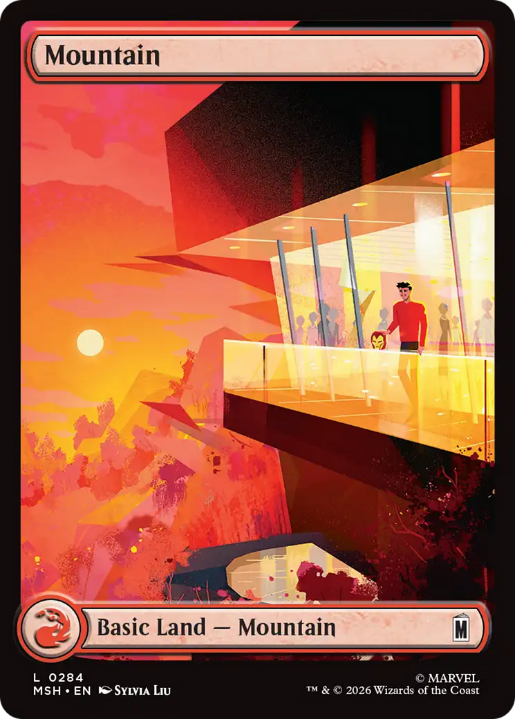 Mountain (0284) [Marvel Super Heroes] | Card Citadel