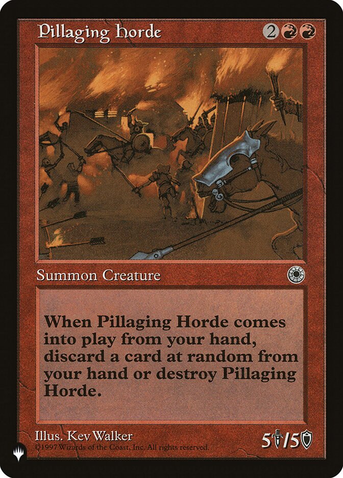 Pillaging Horde [The List] | Card Citadel