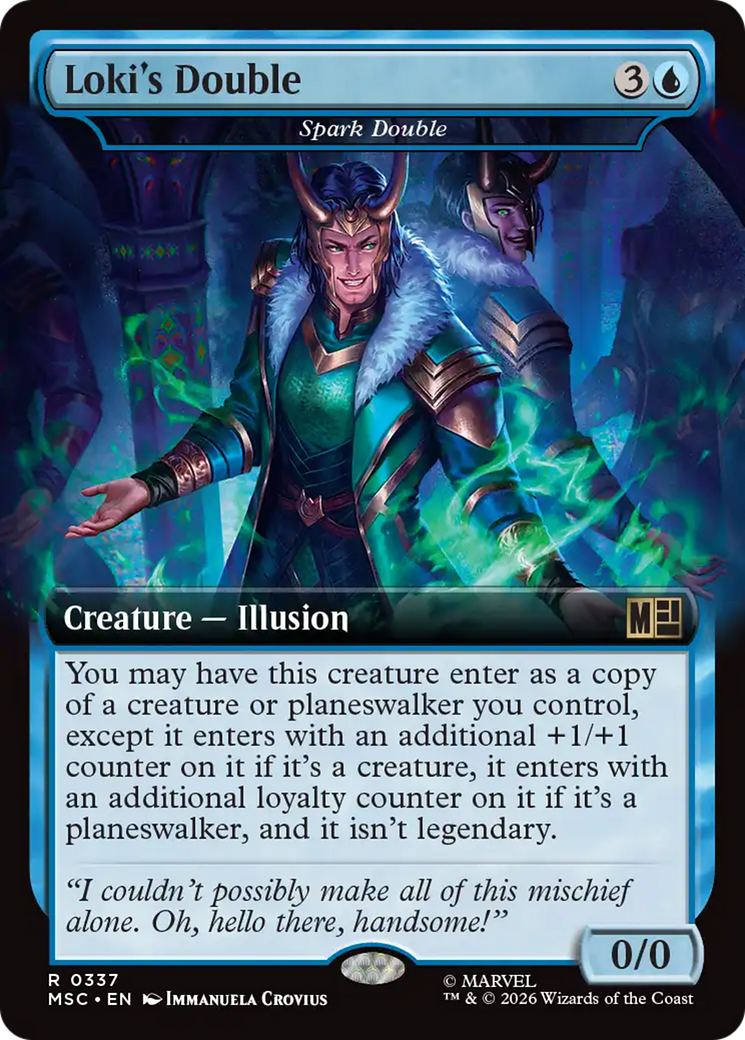 Loki's Double - Spark Double (Extended Art) [Marvel Super Heroes Commander] | Card Citadel