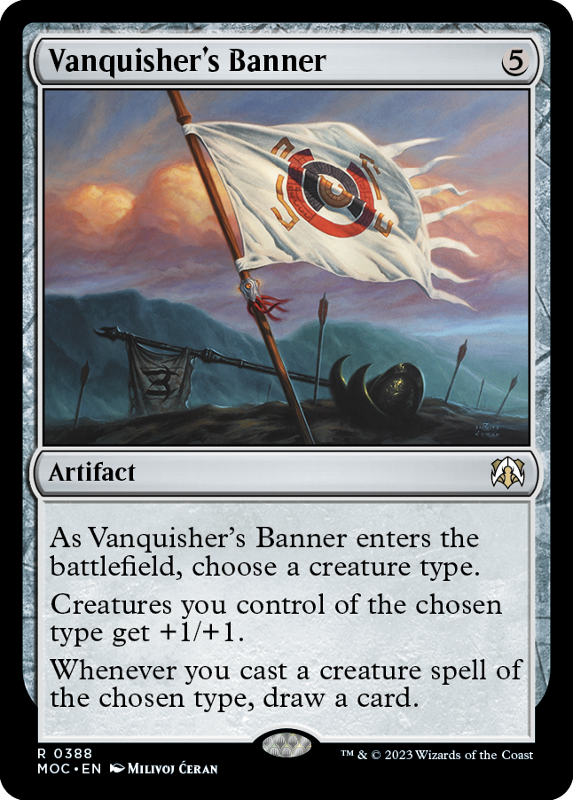 Vanquisher's Banner [March of the Machine Commander] | Card Citadel