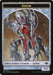 Soldier (004) // Golem (018) Double-Sided Token [Modern Horizons Tokens] | Card Citadel