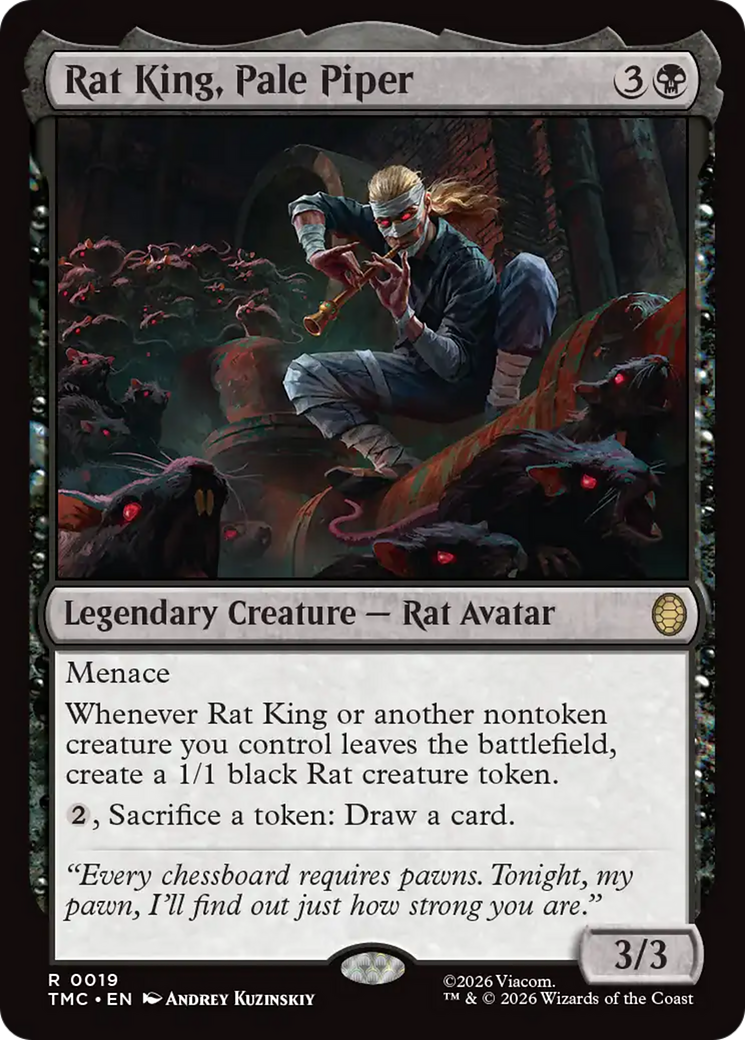 Rat King, Pale Piper [Teenage Mutant Ninja Turtles Commander] | Card Citadel