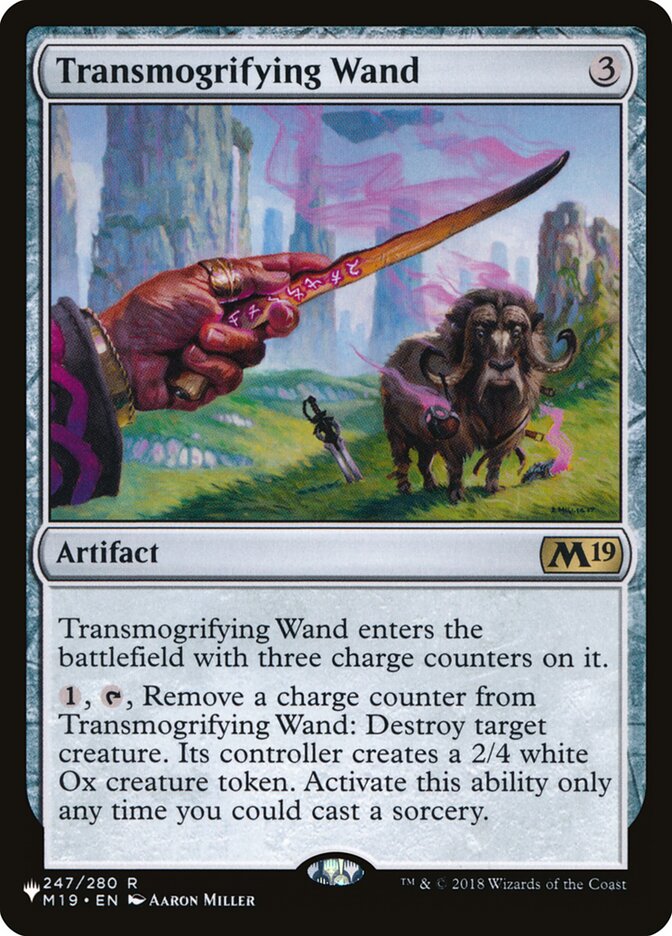 Transmogrifying Wand [The List] | Card Citadel