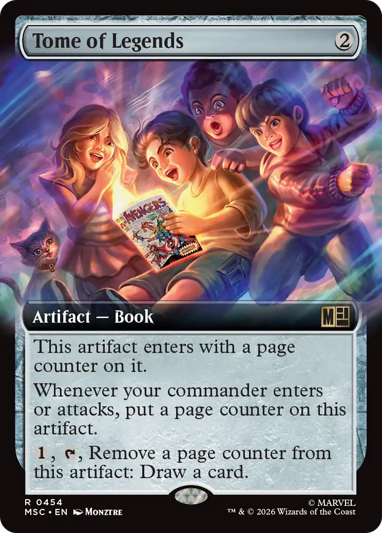 Tome of Legends (Extended Art) [Marvel Super Heroes Commander] | Card Citadel