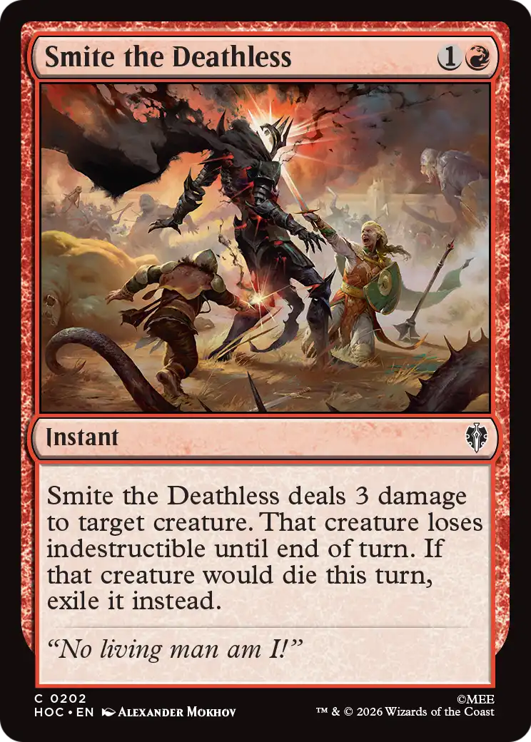 Smite the Deathless [The Hobbit: Eternal-Legal] | Card Citadel