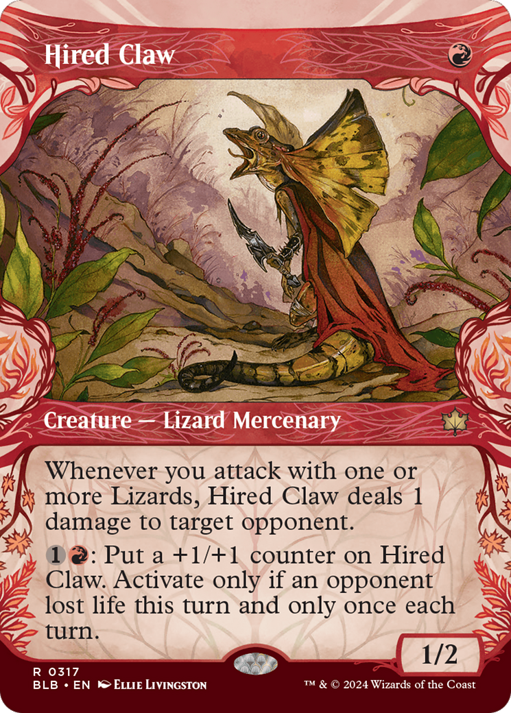 Hired Claw (Showcase) [Bloomburrow] | Card Citadel