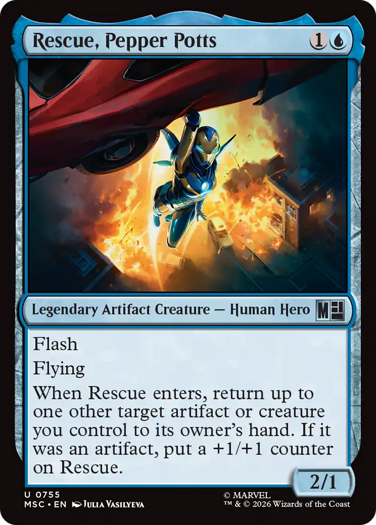 Rescue, Pepper Potts [Marvel Super Heroes Commander] | Card Citadel