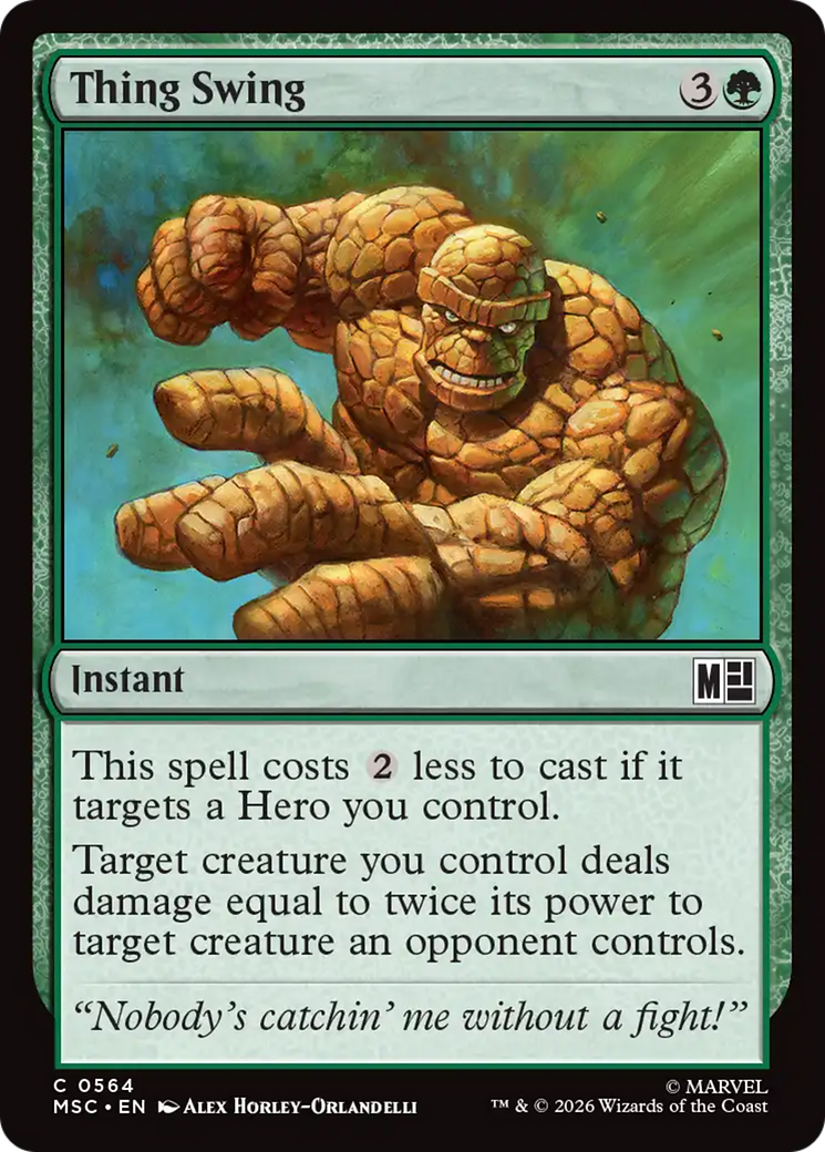 Thing Swing [Marvel Super Heroes Commander] | Card Citadel