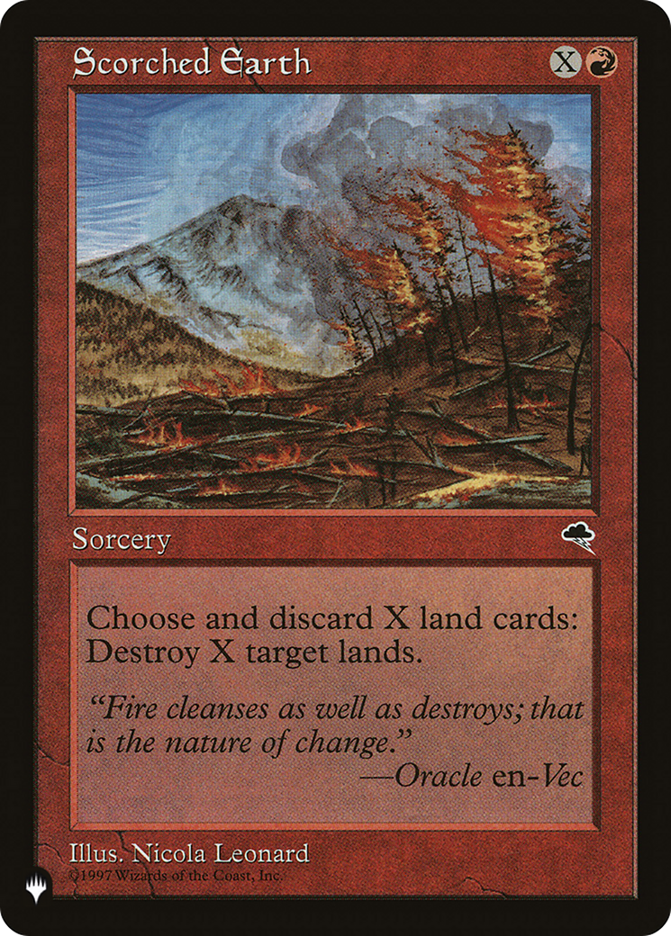 Scorched Earth [The List] | Card Citadel