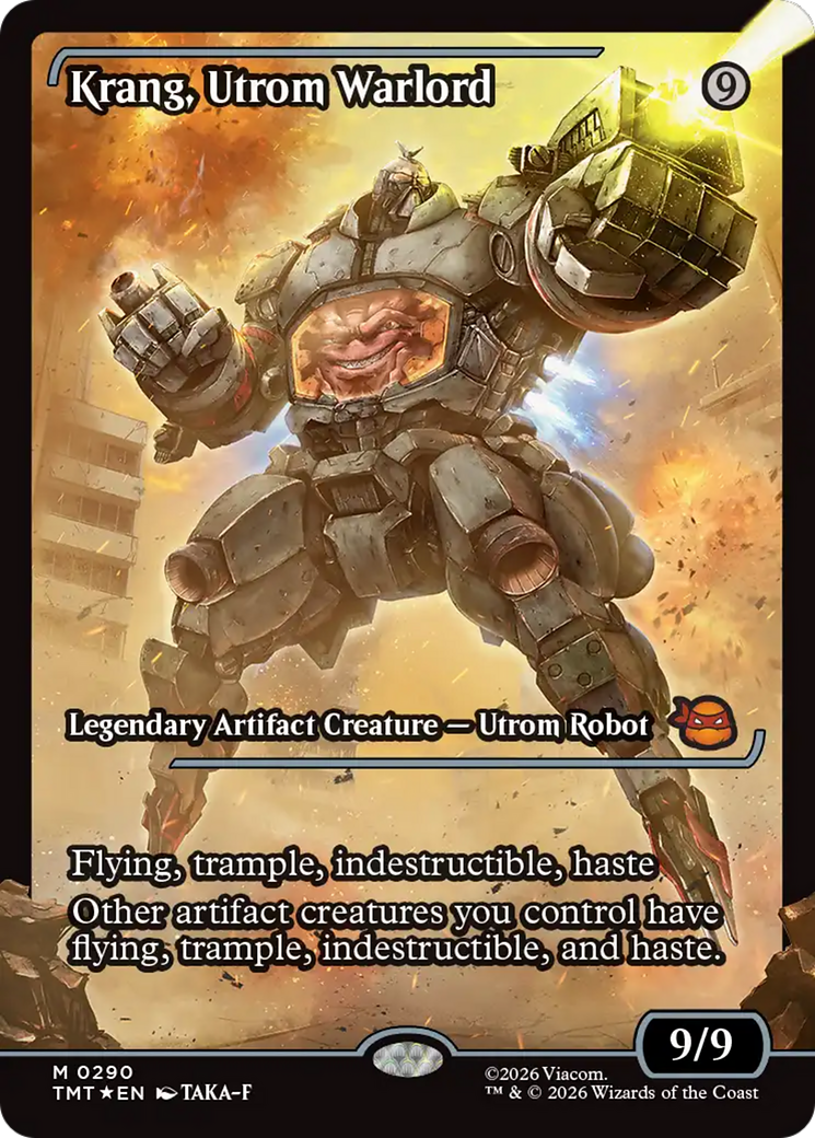 Krang, Utrom Warlord (Showcase) [Teenage Mutant Ninja Turtles] | Card Citadel
