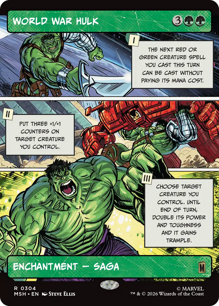 World War Hulk (Borderless) [Marvel Super Heroes] | Card Citadel