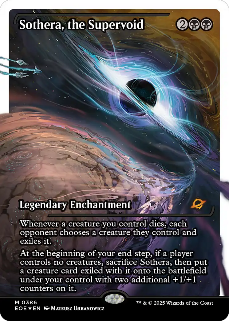 Sothera, the Supervoid (Fracture Foil) [Edge of Eternities] | Card Citadel