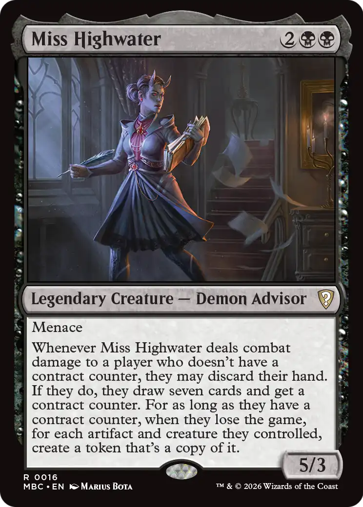 Miss Highwater [Mystery Booster: Commander Edition] | Card Citadel