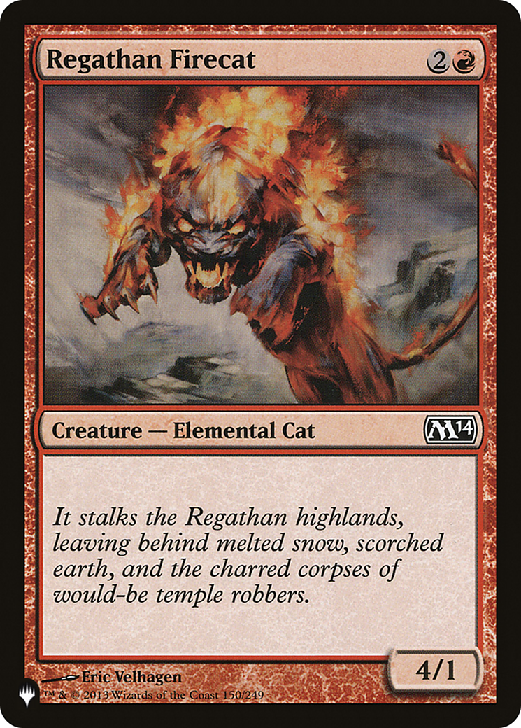 Regathan Firecat [The List] | Card Citadel