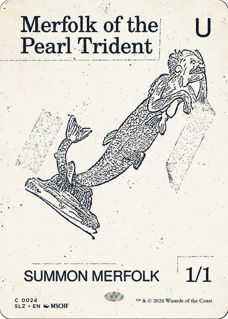 Merfolk of the Pearl Trident (0024) [Secret Lair x MSCHF: The Zeta Set] | Card Citadel