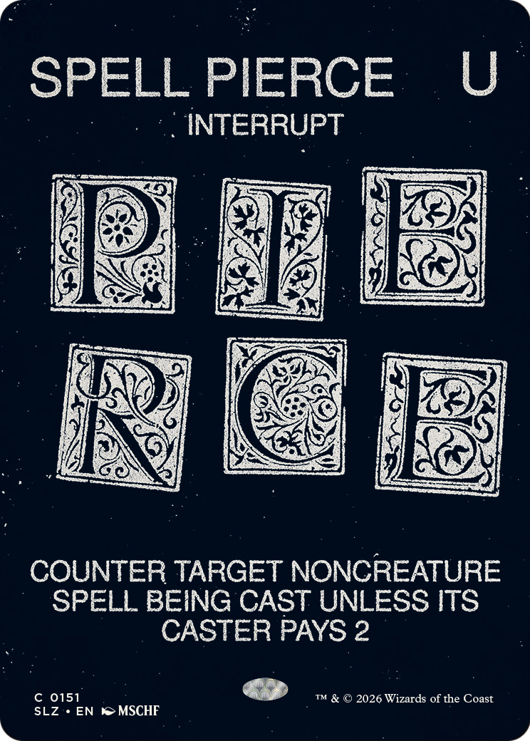 Spell Pierce (0151) [Secret Lair x MSCHF: The Zeta Set] | Card Citadel