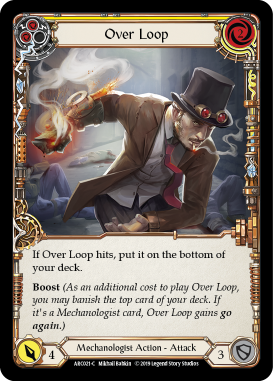 Over Loop (Yellow) [ARC021-C] (Arcane Rising)  1st Edition Normal | Card Citadel
