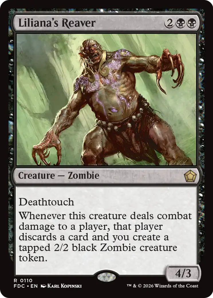 Liliana's Reaver [Foundations Commander] | Card Citadel