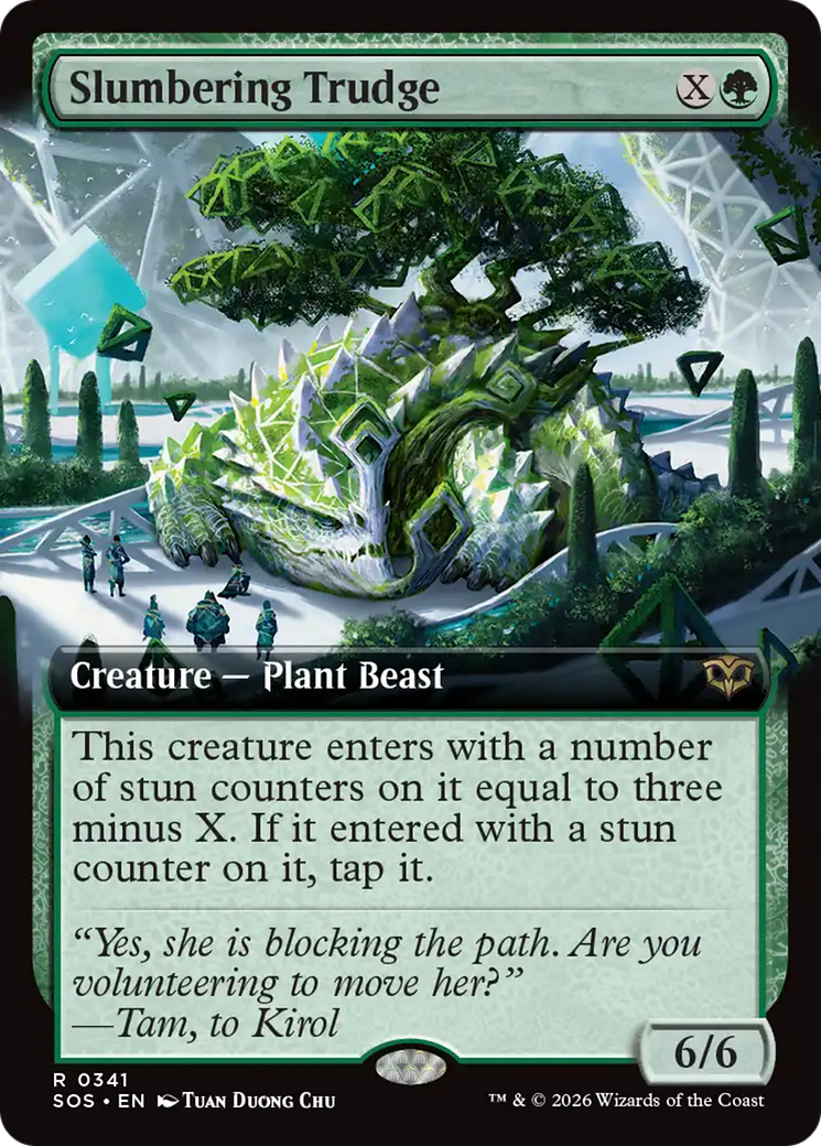 Slumbering Trudge (Extended Art) [Secrets of Strixhaven] | Card Citadel